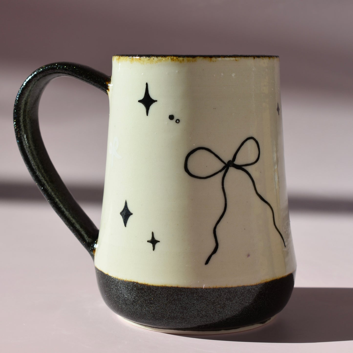 Bow Mug (NOT DISHWASHER / MICROWAVE SAFE)