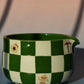 Checkered Crossing Matcha Bowl
